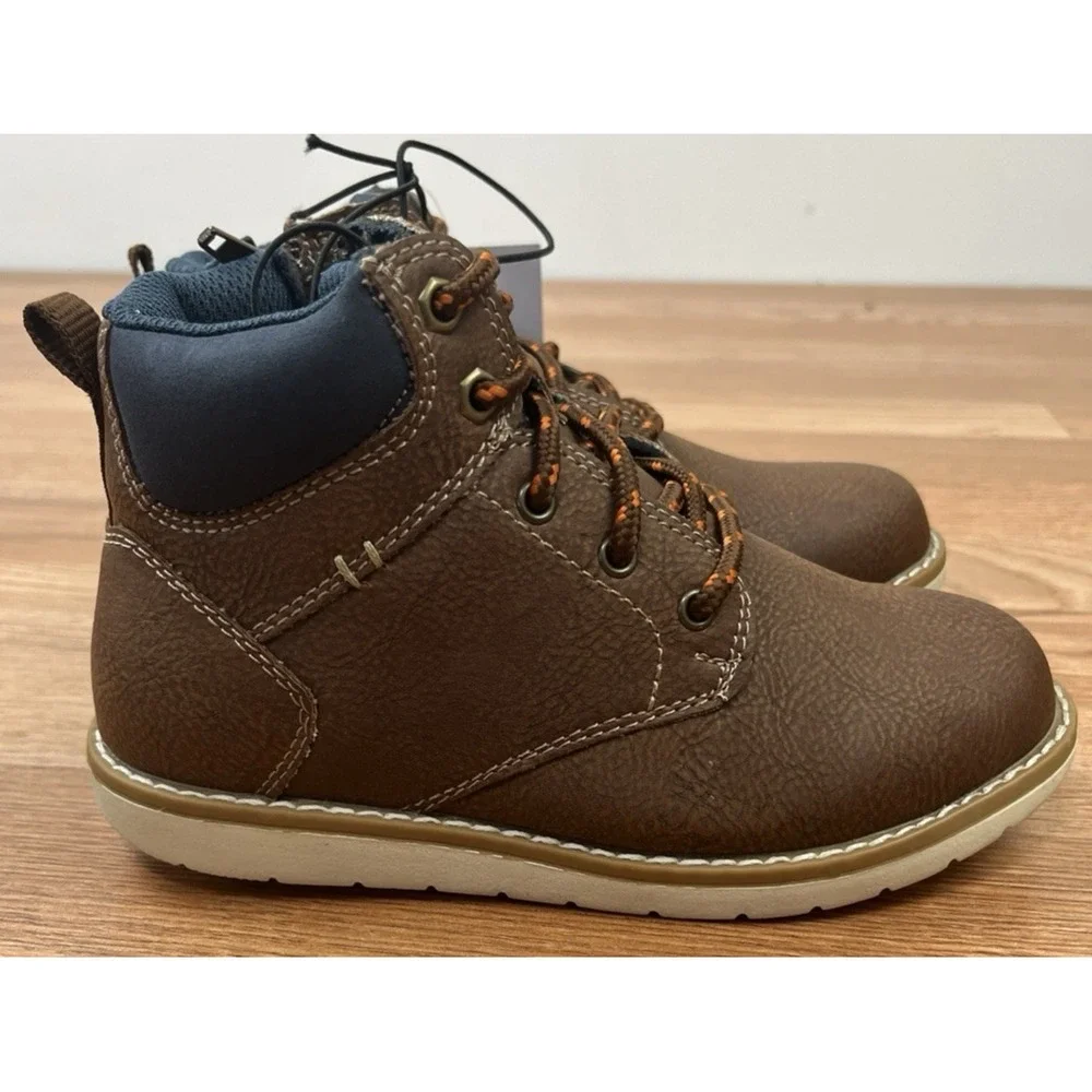 Sonoma Toddler Boys Dakota Boots Boys Size 13 Cognac Zip Close NEW